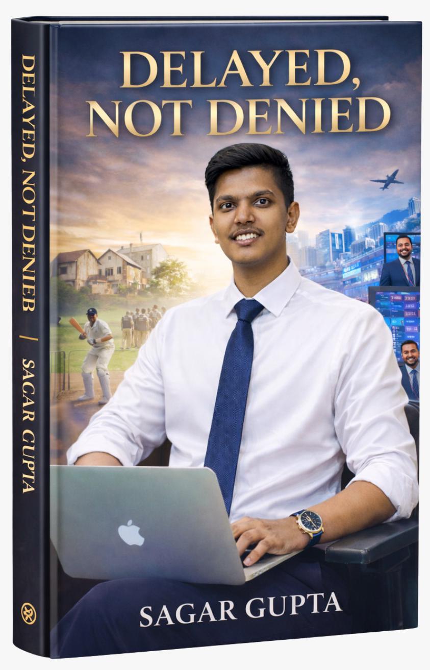 “Delayed, Not Denied”: Sagar Gupta’s Book Redefines Success Through Patience, Discipline, and Purpose